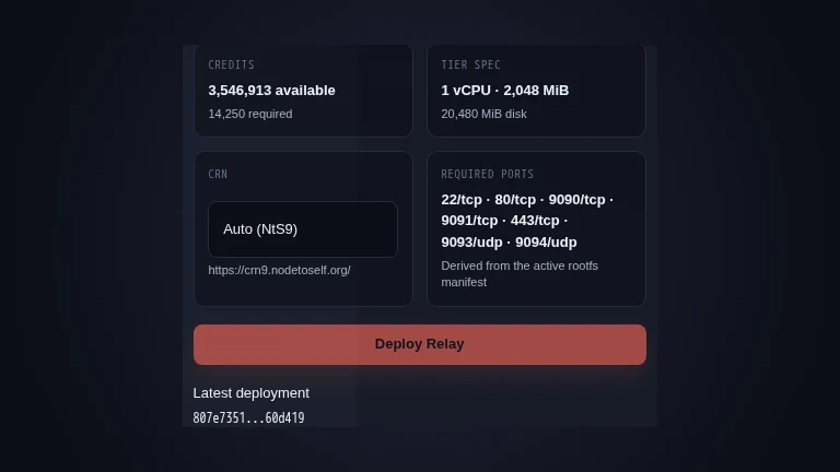 Relay Button screenshot
